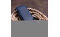【Кошелек горизонтальный с монетником на молнии унисекс ST Leather 19360 Синий】