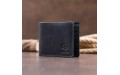 【Портмоне на одно отделение в матовой коже GRANDE PELLE 11309 Черное】