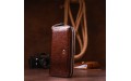 【Женский лаковый клатч ST Leather 18908 Коричневый】