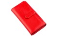 【Яркий кошелек для женщин с визитницей ST Leather 18882 Красный】