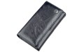 【Кошелек-клатч с визитницей ST Leather 18880 Серо-синий】