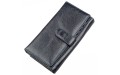 【Кошелек-клатч с визитницей ST Leather 18880 Серо-синий】