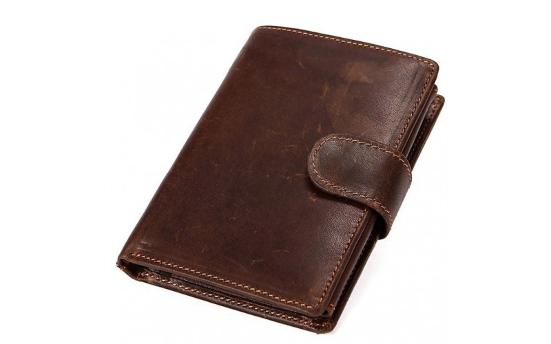 【Кошелек универсальный Vintage 14926 Коричневый】