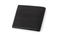 【Портмоне мужское STINGRAY LEATHER 18071 из натуральной кожи морского ската Черное】