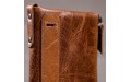 【Кошелек мужской Vintage 14684 Cветло-коричневый】