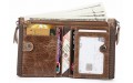 【Кошелек мужской Vintage 14684 Cветло-коричневый】