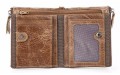 【Кошелек мужской Vintage 14684 Cветло-коричневый】