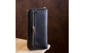 【Женский клатч на молнии ST Leather 18863 Черный】