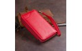 【Кошелек из кожи на защелке ST Leather 19343 Красный】