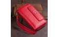 【Кошелек из кожи на защелке ST Leather 19343 Красный】