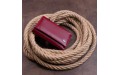 【Кошелек горизонтальный с монетником на молнии женский ST Leather 19363 Бордовый】