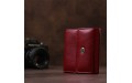 【Небольшой женский бумажник с монетницей ST Leather 18920 Бордовый】