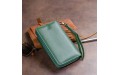 【Кошелек из кожи на защелке ST Leather 19342 Зеленый】