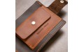 【Кожаное мужское портмоне GRANDE PELLE 11460 Коричневый】
