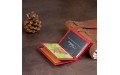 【Визитница-книжка ST Leather 19214 Красная】