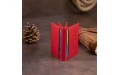 【Визитница-книжка ST Leather 19214 Красная】