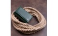 【Кошелек горизонтальный с монетником на молнии унисекс ST Leather 19359 Зеленый】