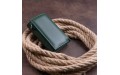 【Кошелек горизонтальный с монетником на молнии унисекс ST Leather 19359 Зеленый】