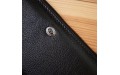 【Практичный женский кожаный кошелек ST Leather 19378 Черный】