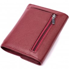 Женский кожаный кошелек с монетницей ST Leather 19492 Бордовый