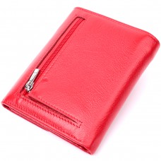 Яркий женский кошелек с монетницей из натуральной кожи ST Leather 19482 Красный