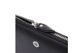 【Кожаный женский клатч на молнии ST Leather 18933 Черный】
