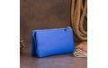 【Вместительный клатч из двух частей женский ST Leather 19252 Синий】