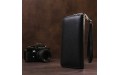 【Изящный женский кошелек-клатч ST Leather 18852 Черный】
