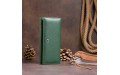 【Кошелек на магнитах с клапаном женский ST Leather 19240 Зеленый】