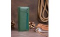 【Кошелек на магнитах с клапаном женский ST Leather 19240 Зеленый】