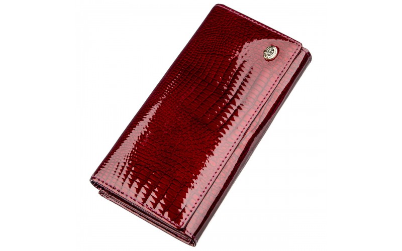 【Стильный женский кошелек ST Leather 18909 Бордовый】