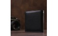 【Женский бумажник с монетницей ST Leather 18919 Черный】