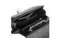【Клатч женский STINGRAY LEATHER 18511 из натуральной кожи морского ската со вставками кожи питона Черный】