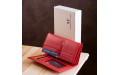【Чудесный женский кошелек ST Leather 18858 Красный】