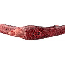 Ремень SNAKE LEATHER 18593 из натуральной кожи кобры Красный