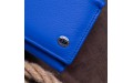 【Кошелек горизонтальный с монетником на молнии женский ST Leather 19362 Синий】