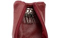 【Ключница-кошелек с кармашком женская ST Leather 19352 Бордовая】