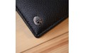 【Практичный кожаный кошелек-клатч ST Leather 19371 Черный】