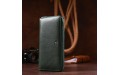 【Женский клатч-кошелек на молнии ST Leather 18936 Зеленый】