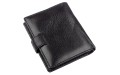 【Небольшой кожаный кошелек для мужчин ST Leather 18832 Черный】