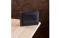 【Мужской зажим с карманами для карточек ST Leather 18940 Черный】
